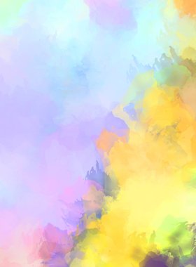 Sanatsal canlılık ve renkli duvar kağıdı. Taranmış Soyut Arkaplan. Fırça darbeli resim. 