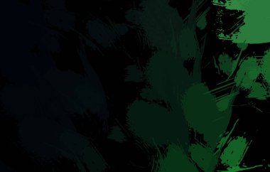 Vahşi fırça darbeleriyle yaratıcı soyut resim. Artistik fırça darbeleriyle donatılmış. Renkli ve canlı bir tasvir. Boyalı sanat.