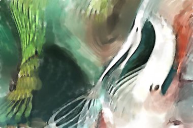 Modern sanat. Renkli çağdaş sanat eserleri. Renkli boya darbeleri. Soyut arkaplanda fırça darbeleri. fırça boyası.