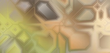 Renkli ve canlı geometrik şekiller katmanları var. Bir teknoloji planının dijital illüstrasyonu. Gelecekçi tasarım şablonu.