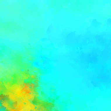 Duvar sanatı Eşsiz ve yaratıcı illüstrasyon. Fırça darbesi ile boyanmış. Renkli fırça darbelerinin soyut arkaplanı. Fırçalanmış canlı duvar kâğıdı. Boyalı sanatsal yaratım.