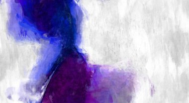 Soyut arkaplanda pürüzlü fırça darbeleri. Fırça boyası. Renkli boya darbeleri. Eşsiz duvar sanatı. Tuvaldeki modern sanat. Renkli çağdaş sanat eserleri. 