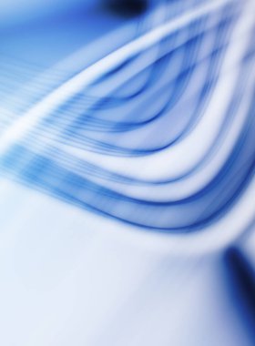 Soyut, enerjik bir arkaplan. Renkli, dalgalı duvar kâğıdı. Grafik çizimi. Üst üste gelen yumuşak dalgalı çizgiler.