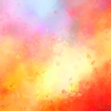 Duvar sanatı Eşsiz ve yaratıcı illüstrasyon. Fırça darbesi ile boyanmış. Renkli fırça darbelerinin soyut arkaplanı. Fırçalanmış canlı duvar kâğıdı. Boyalı sanatsal yaratım.