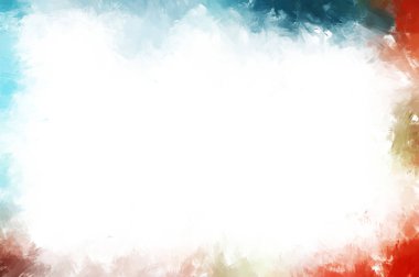 Modern sanat. Taranmış Boyalı Soyut Arkaplan. Fırça darbesi ile boyanmış. Boya darbeleri. 2B Görüntü