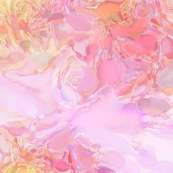 El yapımı sürreal soyut desenli suluboya. Modern sanatsal resim. 2D çizim. Arkaplan boyası karışımı. Yaratıcı duvar sanatı. Çağdaş sanat.