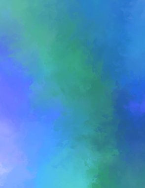 Yaratıcı soyut resim. Artistik fırça darbeleriyle donatılmış. Renkli ve canlı bir illüstrasyon. boyalı sanat.