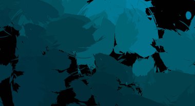 Canlı fırça darbeleriyle boyanmış. Renkli desenli resim. Fırçalanmış duvar kağıdını boya.