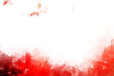 Canlı fırça darbeleriyle boyanmış. Renkli desenli resim. Fırçalanmış duvar kağıdını boya.