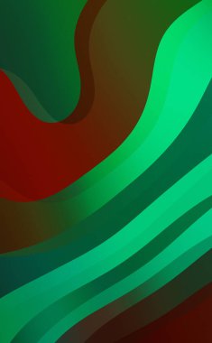 Soyut arkaplan. Renkli dalgalı tasarım duvar kağıdı. yaratıcı grafik 2D çizim. Dinamik şekilli modaya uygun sıvı örtüsü.