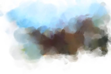 Çılgın suluboya şablonu. Yaratıcı soyutlama. Modern sanat eserleri. 2D çizim. Dijital doku duvar kağıdı. Sanatsal sulu arkaplan malzemesi. 