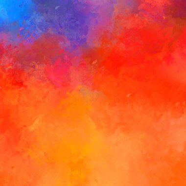 Duvar sanatı Eşsiz ve yaratıcı illüstrasyon. Fırça darbesi ile boyanmış. Renkli fırça darbelerinin soyut arkaplanı. Fırçalanmış canlı duvar kâğıdı. Boyalı sanatsal yaratım.