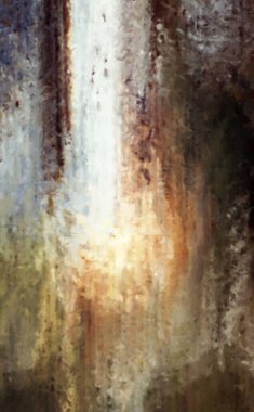 Modern sanat. Renkli çağdaş sanat eserleri. Renkli boya darbeleri. Soyut arkaplanda fırça darbeleri. Fırça boyası. Eşsiz duvar sanatı.