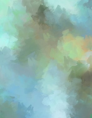 Modern sanat. Taranmış Boyalı Soyut Arkaplan. Fırça darbesi ile boyanmış. Boya darbeleri. 2B Görüntü.