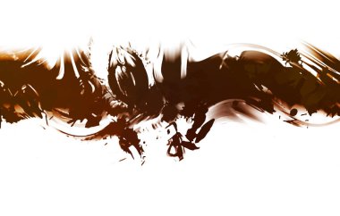 resmedilmiş sanat eseri. fırçalanmış canlı duvar kağıdı. Eşsiz ve yaratıcı illüstrasyon. Renkli fırça darbelerinin soyut arkaplanı. 