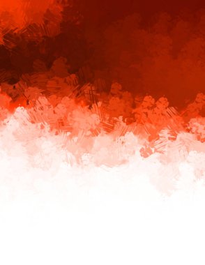 Modern sanat. Taranmış Boyalı Soyut Arkaplan. Fırça darbesi ile boyanmış. Boya darbeleri. 2B Görüntü.