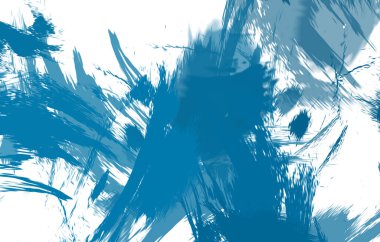 Renkli fırça darbelerinin 2B çizimi. Dekoratif doku resmi. Canlı boya desenli arka plan. Kaotik fırça darbeleri resim.