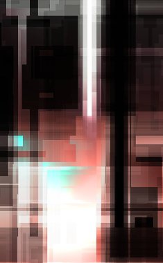 Fütürist soyut geometrik duvar kağıdı. Geometrik renkli şekiller. Dikdörtgen şekilli arka plan. Bir teknolojinin dijital illüstrasyonuName.