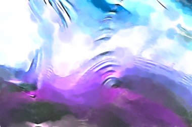 Soyut arkaplanda pürüzlü fırça darbeleri. Fırça boyası. Renkli boya darbeleri. Eşsiz duvar sanatı. Tuvaldeki modern sanat. Renkli çağdaş sanat eserleri. 