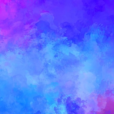 Canlı fırça darbeleriyle boyanmış. Renkli desenli resim. Fırçalanmış duvar kağıdını boya.