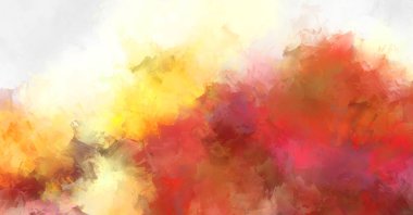 Duvar sanatı Eşsiz ve yaratıcı illüstrasyon. Fırça darbesi ile boyanmış. Renkli fırça darbelerinin soyut arkaplanı. Fırçalanmış canlı duvar kâğıdı. Boyalı sanatsal yaratım.