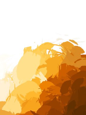 Taranmış Boyalı Soyut Arkaplan. Vahşi kaotik fırça darbeleri. Boya darbeleri. 2D İllüstrasyon. Fırça darbeli resim. 