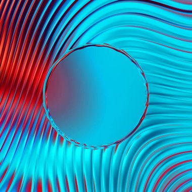 Soyut çerçeveli arkaplan. Renkli, canlı, dalgalı bir duvar kağıdı. Merkezi çerçeveli yaratıcı grafik 2d çizim. Dinamik şekilli modaya uygun sıvı örtüsü.