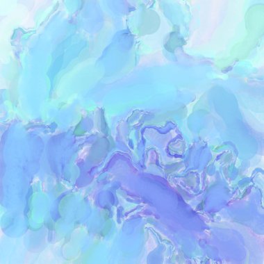 El yapımı sürreal soyut desenli suluboya. Modern sanatsal resim. 2D çizim. Arkaplan boyası karışımı. Yaratıcı duvar sanatı. Çağdaş sanat.