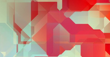 Dinamik bileşime sahip minimalist düz stil içinde modayı takip eden geometrik soyut arkaplan. 