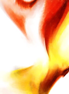 Modern sanat. Renkli çağdaş sanat eserleri. Renkli boya darbeleri. Soyut arkaplanda fırça darbeleri. fırça boyası.