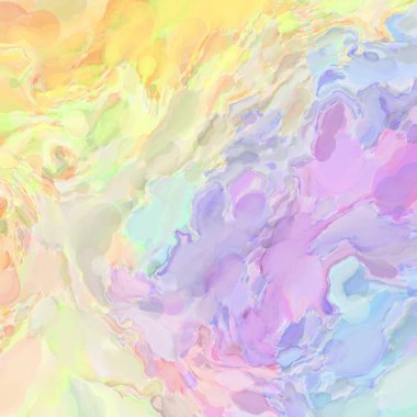 Çağdaş sanat. El işçiliğinin renkli dokusu. Modern resim. Yüzeyde suluboya vuruşlar. Sanatsal arkaplan resmi. Tablo üzerinde soyut resim. Fırça darbeleri. 