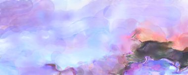 Yüzeyde suluboya vuruşlar. Sanatsal arkaplan resmi. Tablo üzerinde soyut resim. Fırça darbeleri. Çağdaş sanat. El işçiliğinin renkli dokusu. Modern resim.