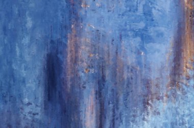 Modern sanat. Renkli çağdaş sanat eserleri. Renkli boya darbeleri. Soyut arkaplanda fırça darbeleri. Fırça boyası. Eşsiz duvar sanatı.