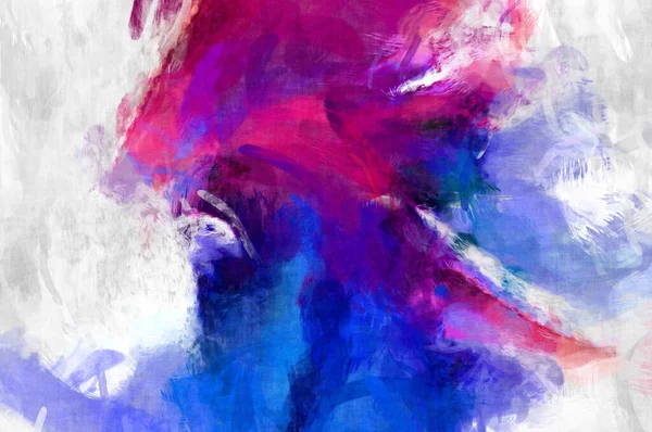 Rough Brushstrokes Abstract Background Brush Painting Color Strokes Paint Unique — Stock Photo, Image