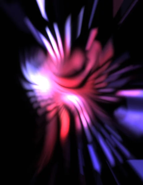 Ringan Jejak Partikel Cahaya Bintang Ledakan Dengan Partikel Bersinar Dan — Stok Foto