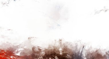 Canlı fırça darbeleriyle boyanmış. Renkli desenli resim. Fırçalanmış duvar kağıdını boya.