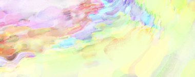 Suluboya fırça darbeleri. Modern sanat. Soyut doku. 2D çizim. Yüzeyde etkileyici el yapımı suluboya. Renkli bir fon. Çok renkli arkaplan. Çağdaş duvar sanatı. 