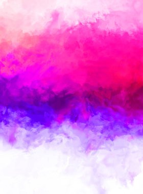 Renkli fırça darbelerinin 2D çizimi. Dekoratif desenli resim. canlı boya desenli arkaplan.