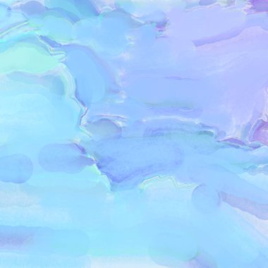 El yapımı sürreal soyut desenli suluboya. Modern sanatsal resim. 2D çizim. Arkaplan boyası karışımı. Yaratıcı duvar sanatı. Çağdaş sanat.