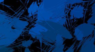 Sanatsal soyut arkaplan. Doku boyalı duvar kağıdı. Boya darbeleriyle yaratıcı bir illüstrasyon. Fırça desenli resim.