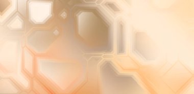 Renkli ve canlı geometrik şekiller katmanları var. Bir teknoloji planının dijital illüstrasyonu. Gelecekçi tasarım şablonu.