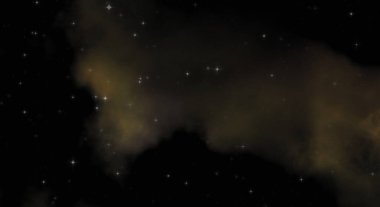 Galaksi uzayındaki yıldız alanı renkli nebula ile. Uzayın derinliklerinin bilim kurgu geçmişi. Ruhsal duvar kağıdı.