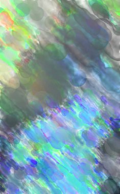 Çağdaş sanat. El yapımı resim. Modern sanat eserleri. Yüzeyde suluboya fırça darbeleriyle resim yapmak. 2D çizim. Sanatsal arkaplan resmi. Tablo üzerinde soyut resim. Renkli doku.