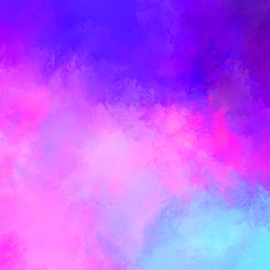 Duvar sanatı Eşsiz ve yaratıcı illüstrasyon. Fırça darbesi ile boyanmış. Renkli fırça darbelerinin soyut arkaplanı. Fırçalanmış canlı duvar kâğıdı. Boyalı sanatsal yaratım.