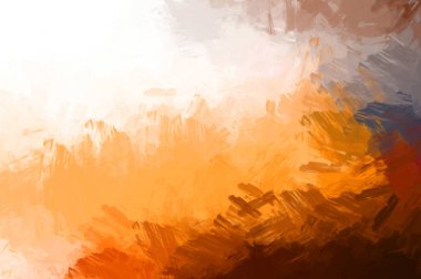 Modern sanat. Taranmış Boyalı Soyut Arkaplan. Fırça darbesi ile boyanmış. Boya darbeleri. 2B Görüntü.