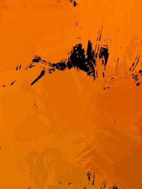 Duvar sanatı Eşsiz ve yaratıcı illüstrasyon. Fırça darbesi ile boyanmış. Renkli fırça darbelerinin soyut arkaplanı. Fırçalanmış canlı duvar kâğıdı. Boyalı sanatsal yaratım.