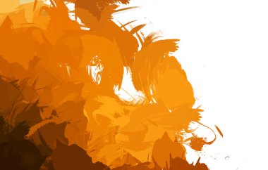 Duvar sanatı Eşsiz ve yaratıcı illüstrasyon. Fırça darbesi ile boyanmış. Renkli fırça darbelerinin soyut arkaplanı. Fırçalanmış canlı duvar kâğıdı. Boyalı sanatsal yaratım.