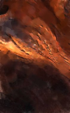 Modern sanat. Renkli çağdaş sanat eserleri. Renkli boya darbeleri. Soyut arkaplanda fırça darbeleri. fırça boyası.