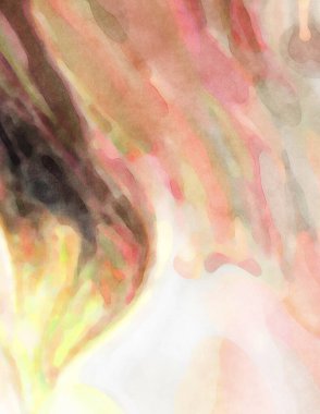 2D çizim. Sanatsal arkaplan resmi. Tablo üzerinde soyut resim. Çağdaş sanat. El yapımı resim. Renkli doku. Modern sanat eserleri. Yüzeyde suluboya fırça darbeleriyle boyama.