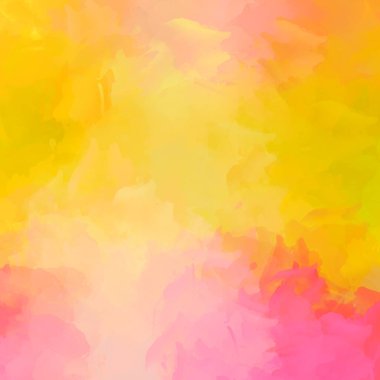 Yaratıcı soyut resim. Artistik fırça darbeleriyle donatılmış. Renkli ve canlı bir illüstrasyon. boyalı sanat.